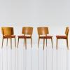 4 'Oak' - 'S-049' chairs, 1999