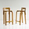 2 '65' bar stools, 1934