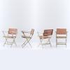 Four folding chairs, 1960s