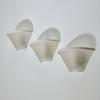 Three 'Egisto 28 parete' wall lights, 1985