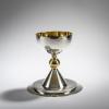 Communion chalice and paten plate in original case, c. 1930