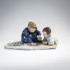 'Two children baking sand molds', 1906
