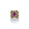 'Plique-à-jour' Ring, c. 1910
