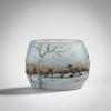 Miniature vase 'Paysage hiver', c. 1910