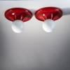 Two 'Light Ball' ceiling lights, 1965