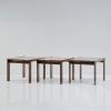 Three side tables, 1960s