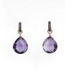 Paar Amethyst Ohrringe