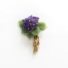 Brosche mit Amethystblüten