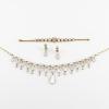 Elegant three-piece Edwardian parure with moonstones