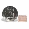 'Financial times' ashtray and 'Tema e Variazioni 184' plate, 1950s