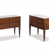 Two bedside tables, 1940s