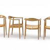 Four 'JH-501' chairs, 1950
