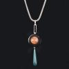 Pendant and chain, c1928