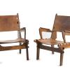 Two armchairs, c1970
