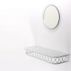 Wall mounted console table with mirror, 1950s