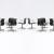 10 'Aluminium Group' armchairs