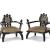 Two armchairs, 1910s