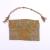 Steel bead flap pouch with a geometric pattern, c. 1910