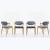 4 'M 42' chairs, 1960s