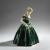 Crinoline with flower garland, 1907