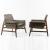 2 armchairs, 1958