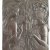 Zwei Bronzereliefs 'Schlüsselblume' und 'Feder', 1899