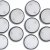 Ten wall- / ceiling lights, 1950