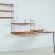 'String' wall shelf with desk, c1955 