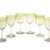 Six 'Meteor' wine glasses, c1900