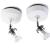 Two 'Lucy' ceiling lights, c. 1970