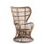 Wicker chair, c. 1950