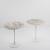 Two '163' end tables, 1957