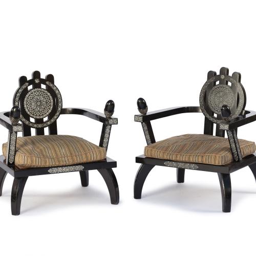 Two armchairs, 1910s