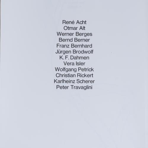 Portfolio with 10 original graphics published for Art 2'71 Basel by Verlag Galerie Regio Lörrach, June 1971