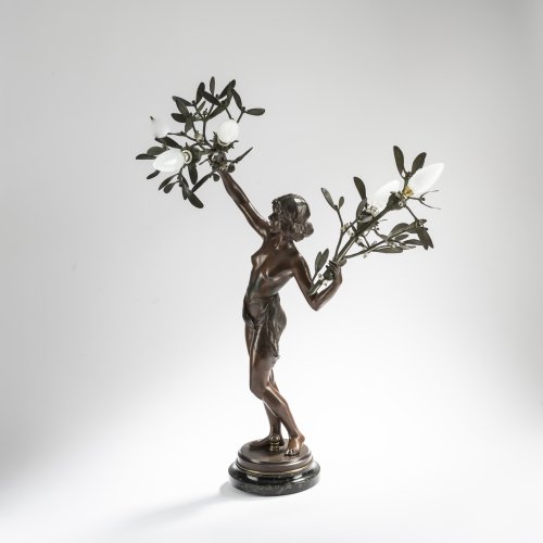 Table light 'Jeune femme aux Gui', c. 1900