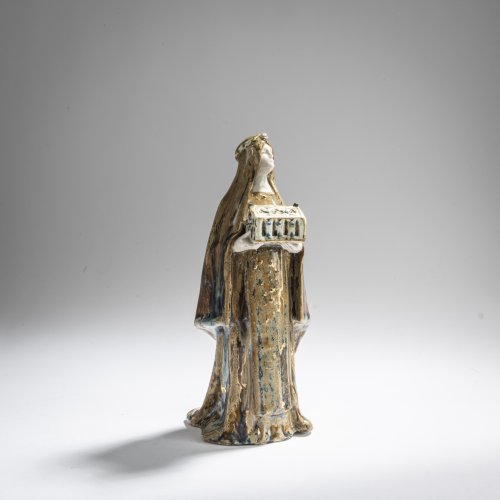 Lady with a jewelry box, c. 1900