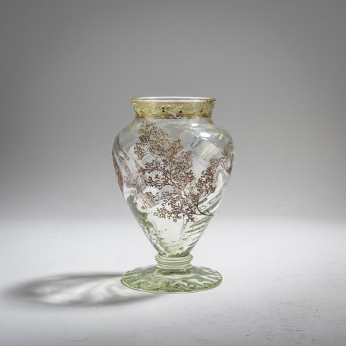 Kleine Vase 'Fougère', um 1885