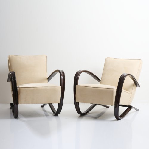 Two 'H 269' armchairs, 1930s/40s