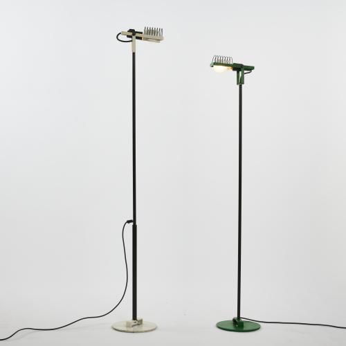 Two 'Sintesi Terra' floor lamps, 1975