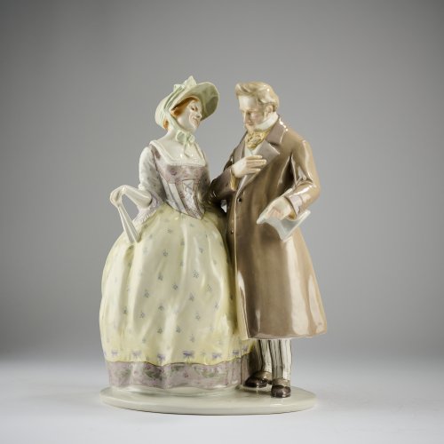 'Herr und Dame aus der Biedermeierzeit', 1908