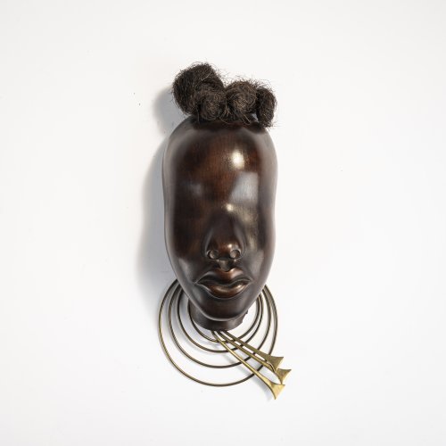 Wandmaske 'Afrikanerinnen-Kopf', um 1930