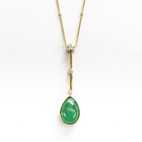 Außergewöhnliches Smaragd Collier
