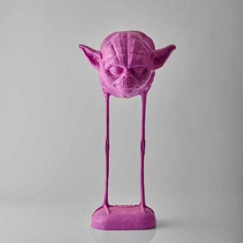 'Flamant Yoda' sculpture, 2018