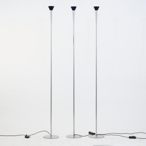 Three floor lamps, 1980s/90s