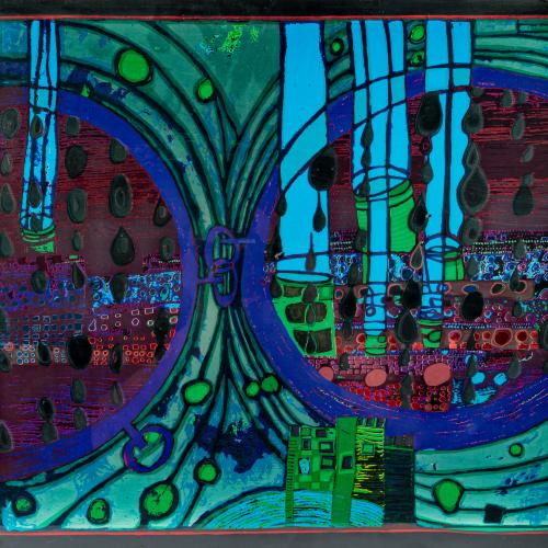 'Regen auf Regentag', sheet 5 from the portfolio 'Look at it on a rainy day', 1971/72