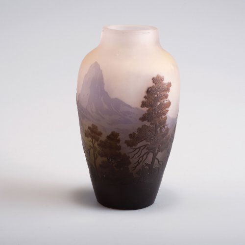 Vase mit Matterhorn, um 1910