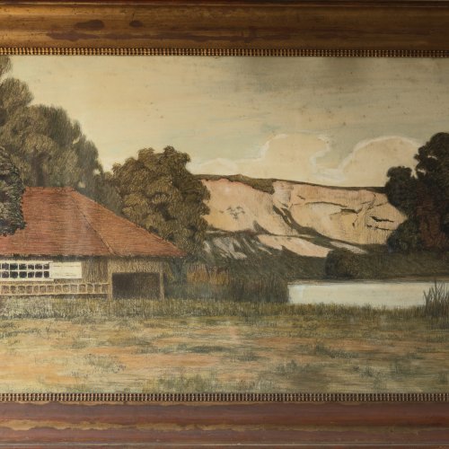 Gehöft am Weiher