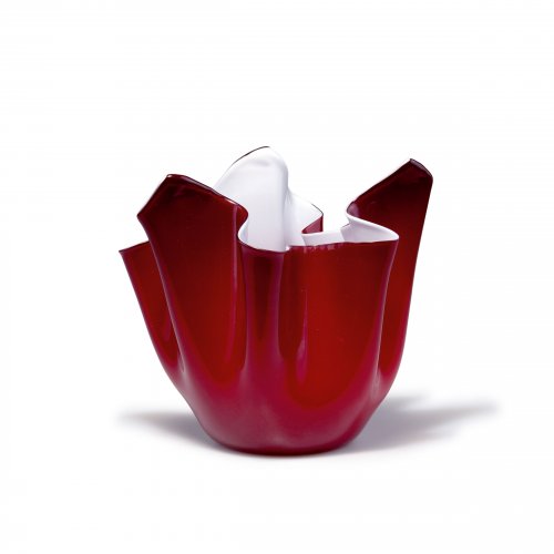 Vase 'Fazzoletto', um 1950
