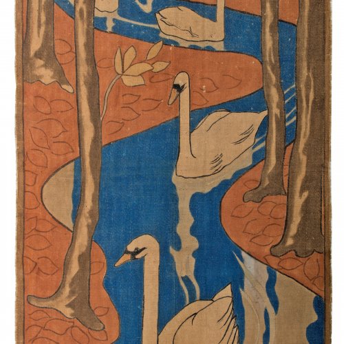 Wandbehang 'Schwäne', 1897