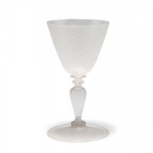 'A reticello' tumbler, 16th century